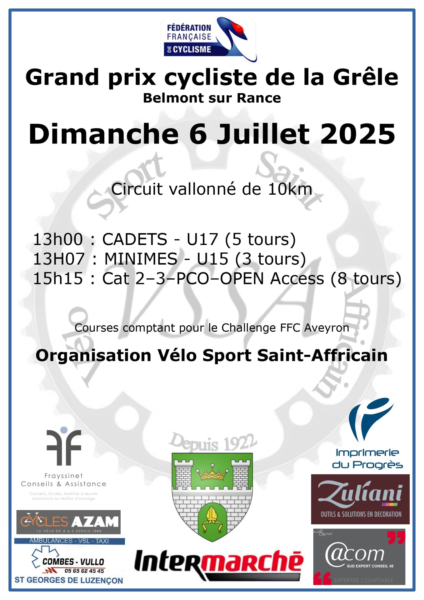 Lire la suite à propos de l’article Grand prix cycliste de la Grêle
