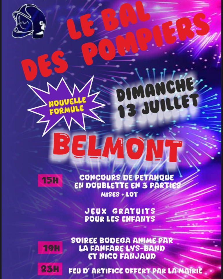 bal pompiers