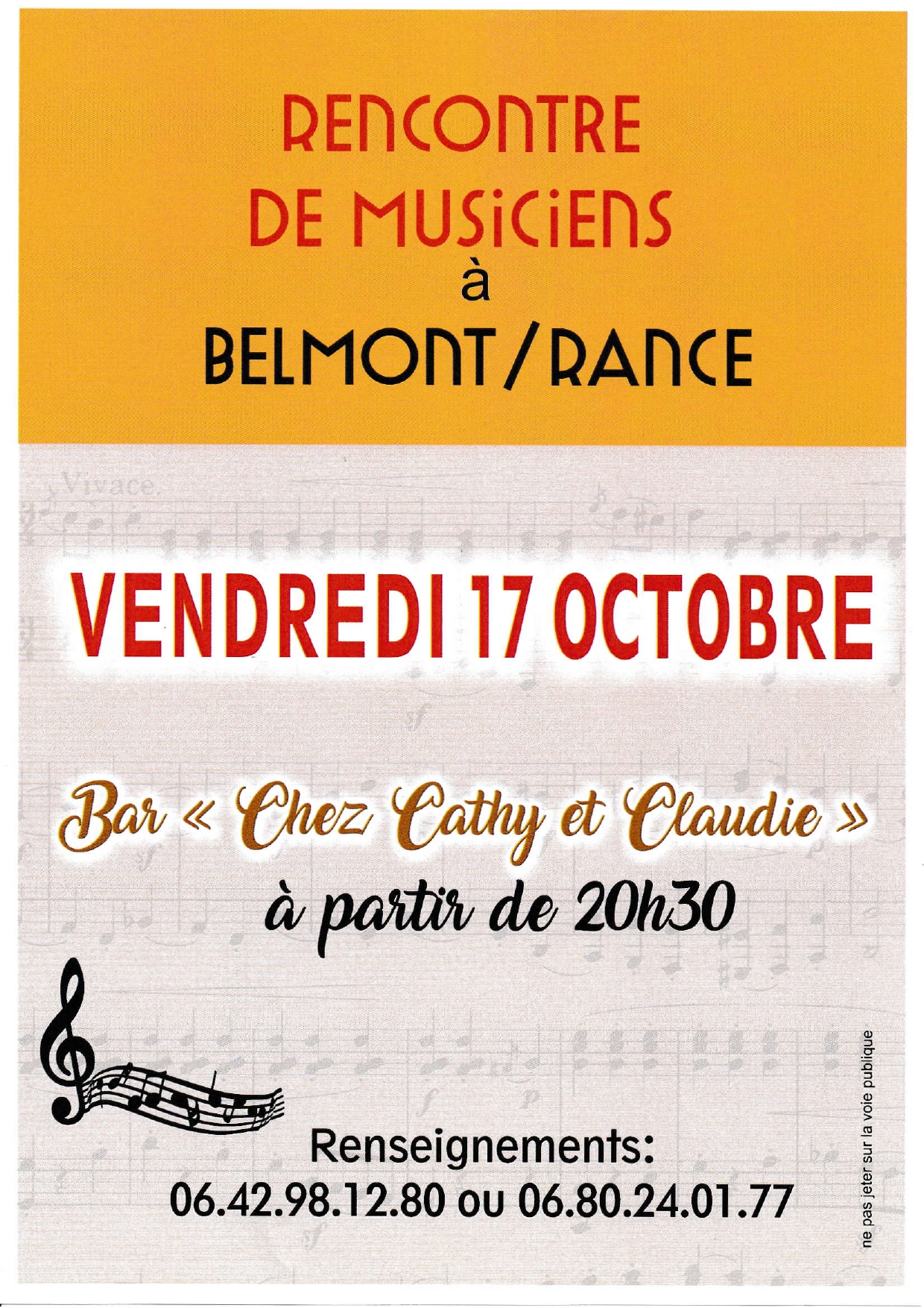 Lire la suite à propos de l’article Rencontres de musiciens