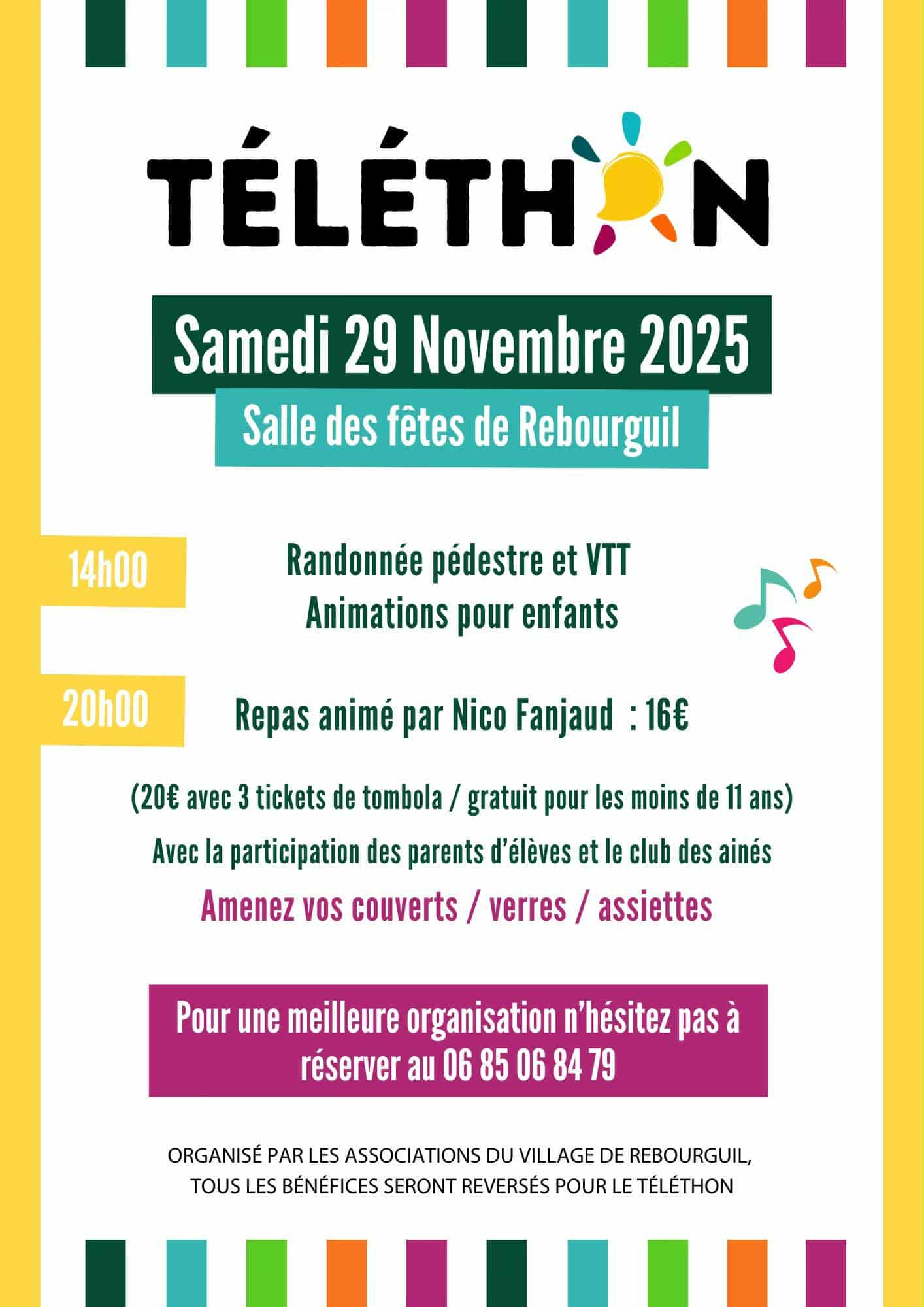 Lire la suite à propos de l’article Téléthon à Rebourguil