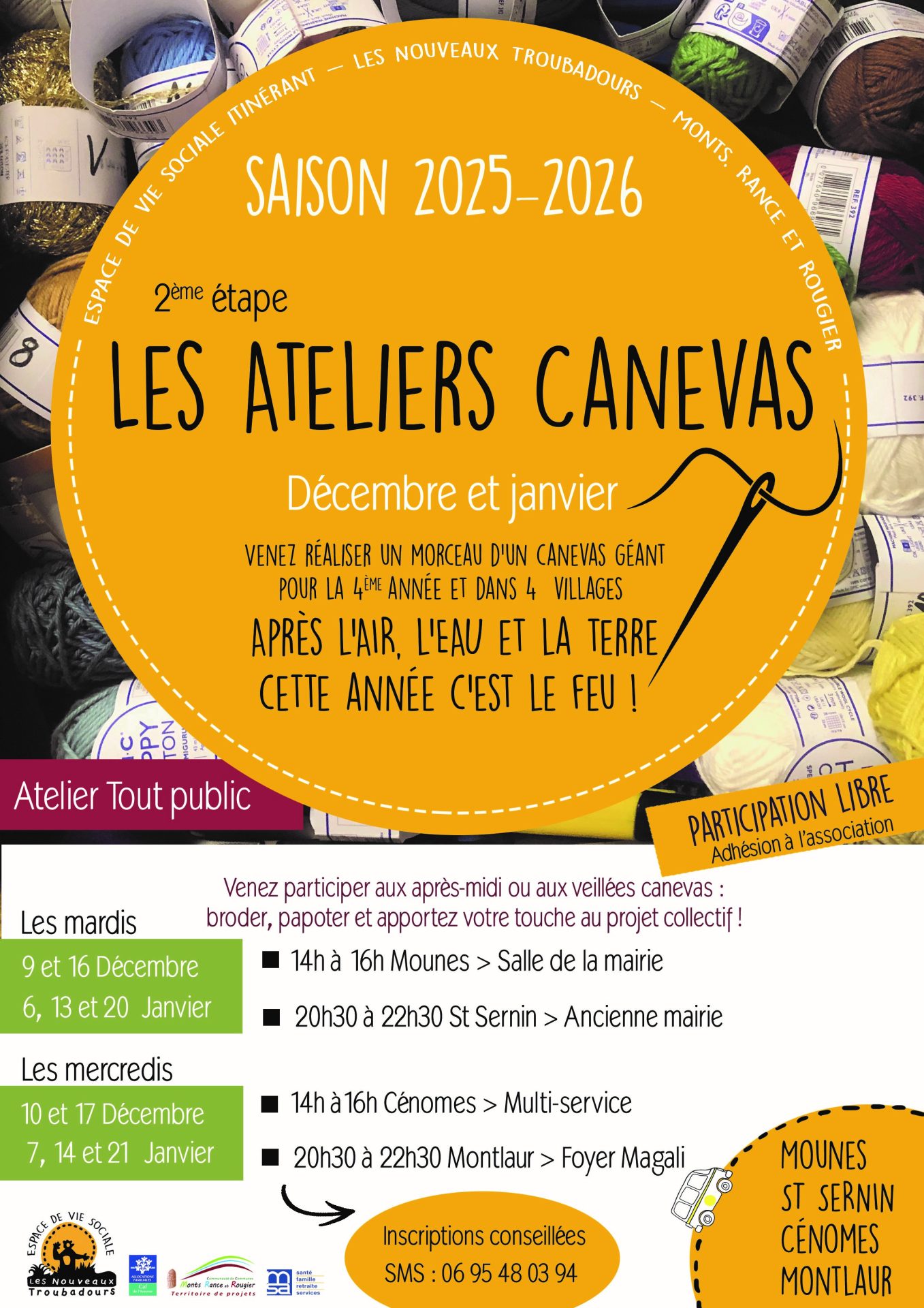 Lire la suite à propos de l’article Les Ateliers Canevas : De fil en aiguille tissons du lien !